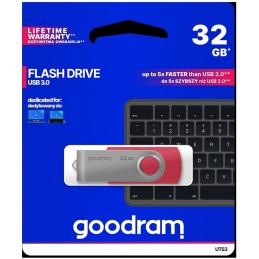 Pendrive GoodRAM 32GB UTS3 RED USB 3.0 - retail blister